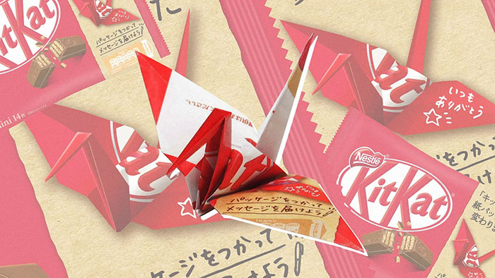 Efrahim: KitKat Japonya Origami’ye Uygun Plastik Ambalajlar Hazırlıyor!