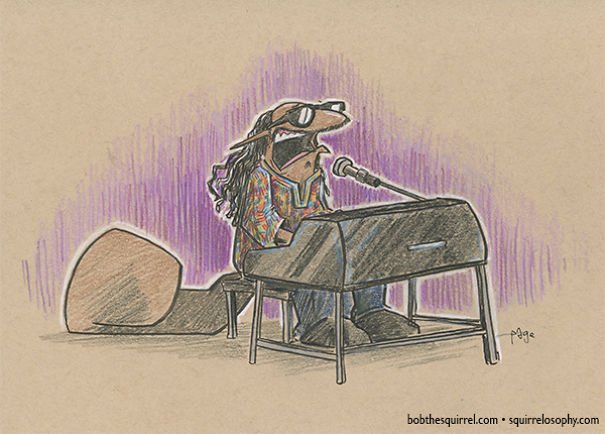 Efrahim: Karikatürist Frank Page Ünlü Müzisyenleri Sincap Olarak Çiziyor!