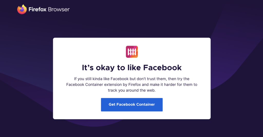 Facebook Container