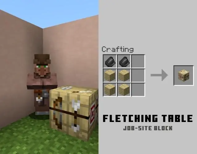 fletcher avcı Minecraft köylü